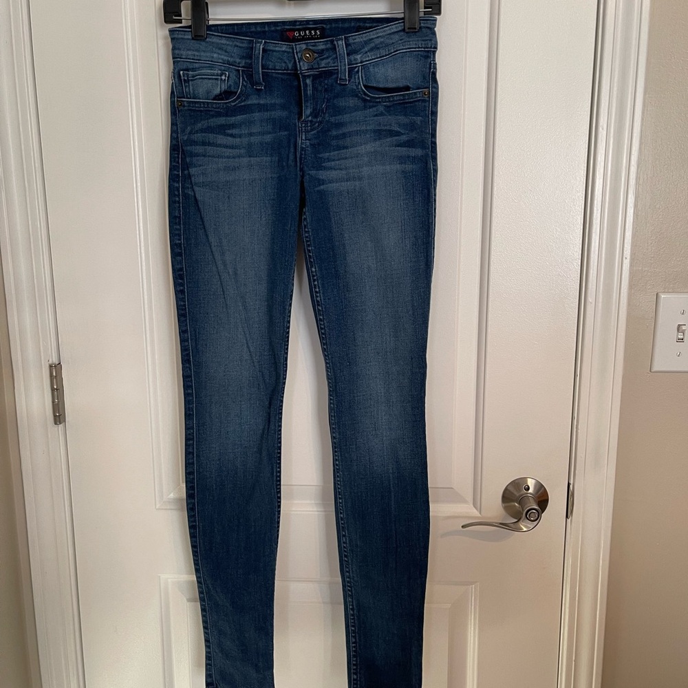 Guess Women's Dark Blue Skinny Jeans